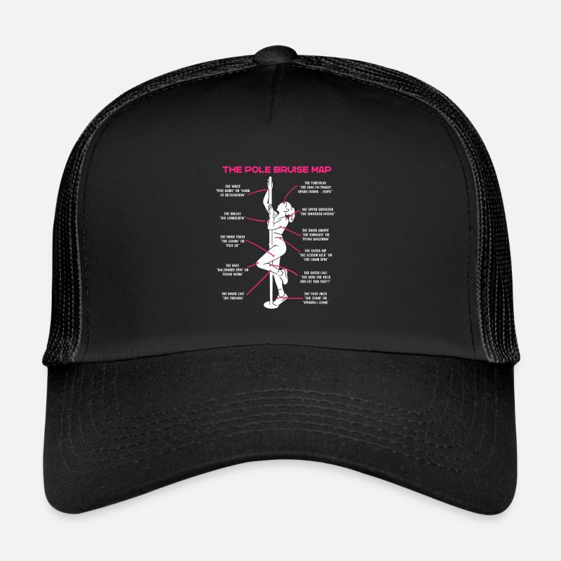 Pole Danicng Dancing Poles Dancer Dance Sport Casquette trucker 