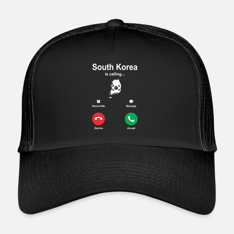 Aventurier Corée du Sud Cadeau Casquette trucker 