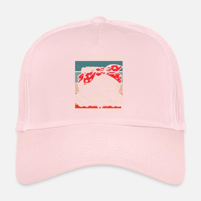 Funny Cute Raccoon Keep It Classy Trucker Cap