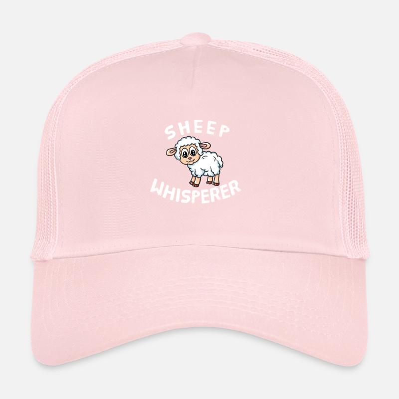 Funny Sheep Lover Sheep Whisperer Trucker Cap