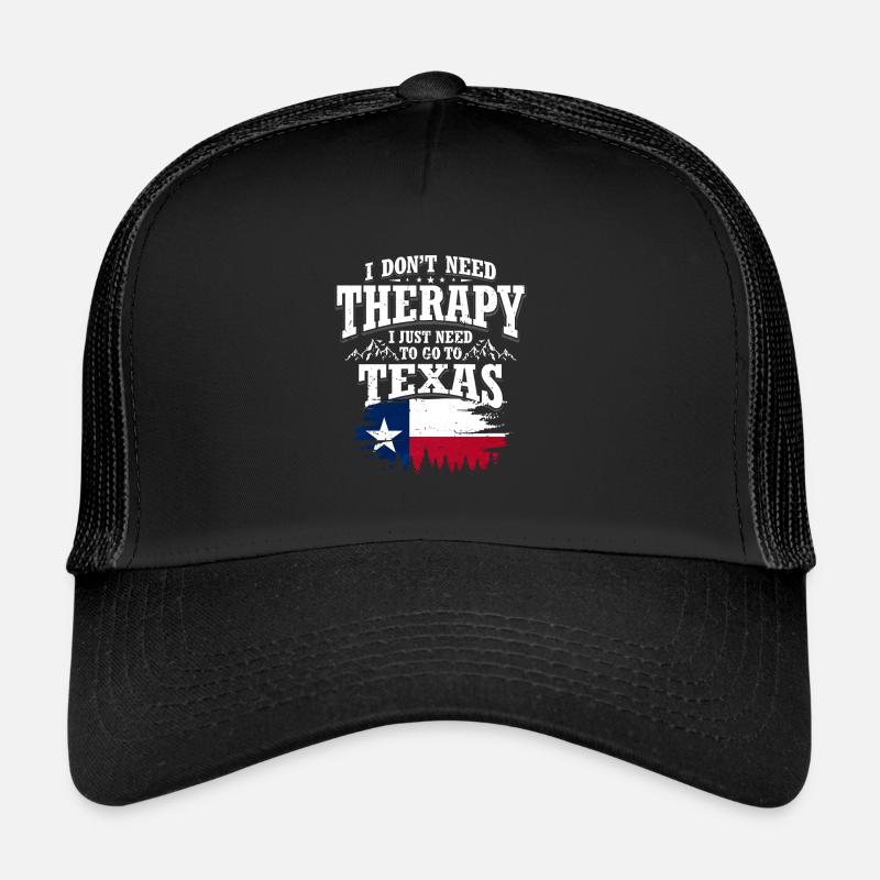 Texas - Casquette trucker  - noir/noir