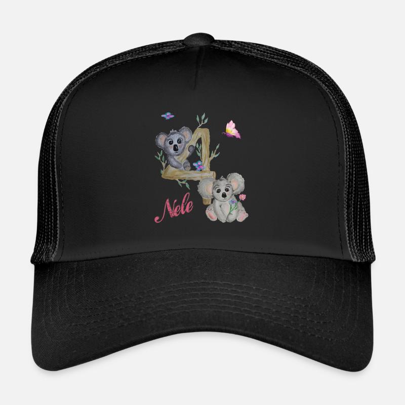 Koala 4ter Geburtstag Nele Trucker Cap