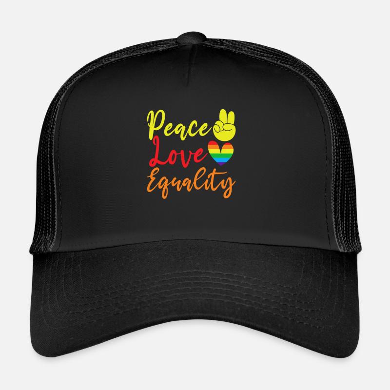 Peace Love Equality Trucker Cap