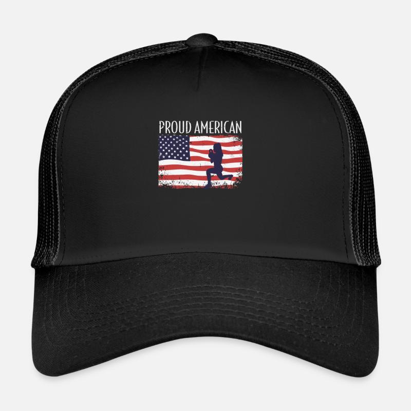 Drapeau américain HIIT Casquette trucker 