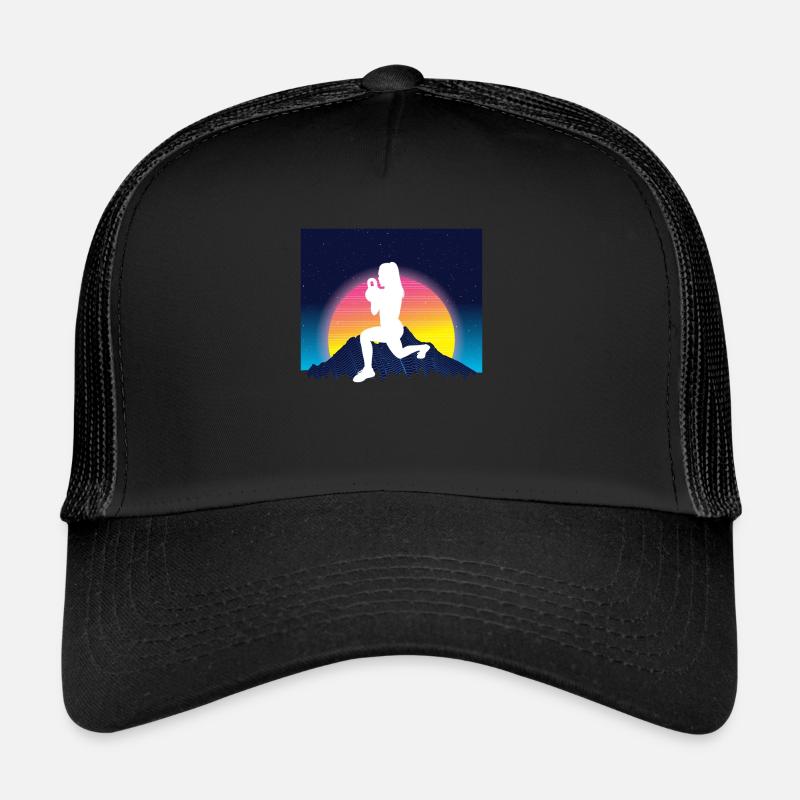 Vaporwave HIIT Trucker Cap