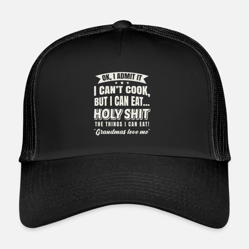 Vielfrass Essen Lieblingsessen Appetit Hunger Trucker Cap