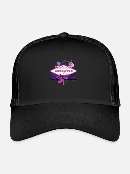 Fabulous world of Arrowtag - Trucker Cap - black/black - Front