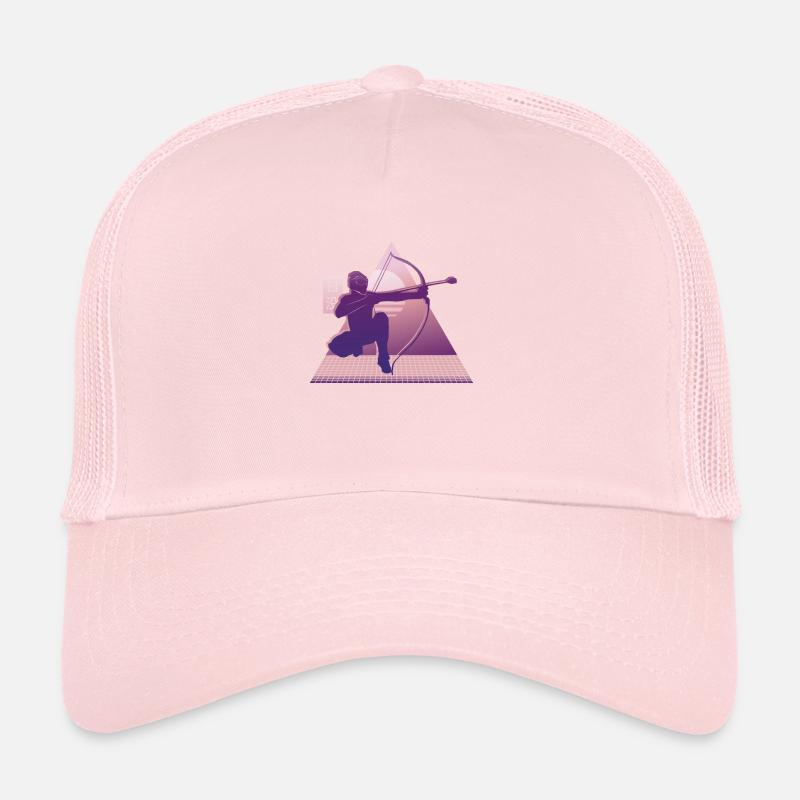 Balise fléchée Vaporwave Casquette trucker 