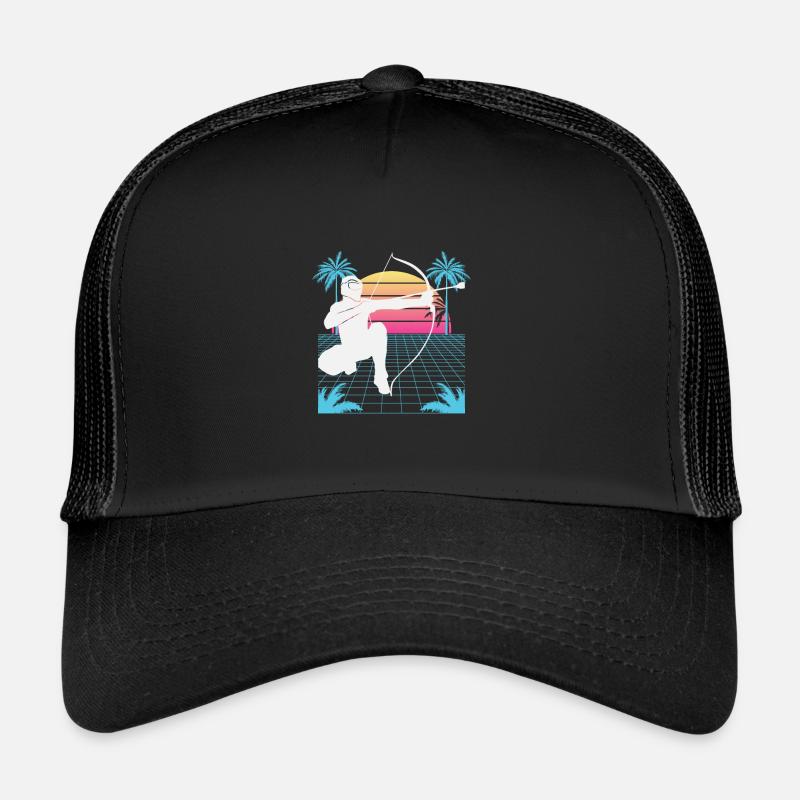 Vaporwave Arrowtag Trucker Cap