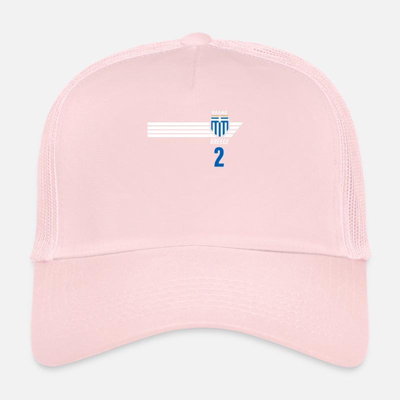 Greece Hellas Greece Greek Football Trucker Cap