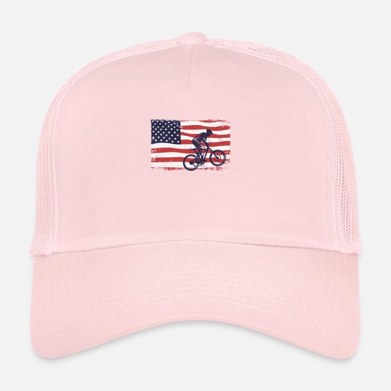 Drapeau américain Descente Casquette trucker 