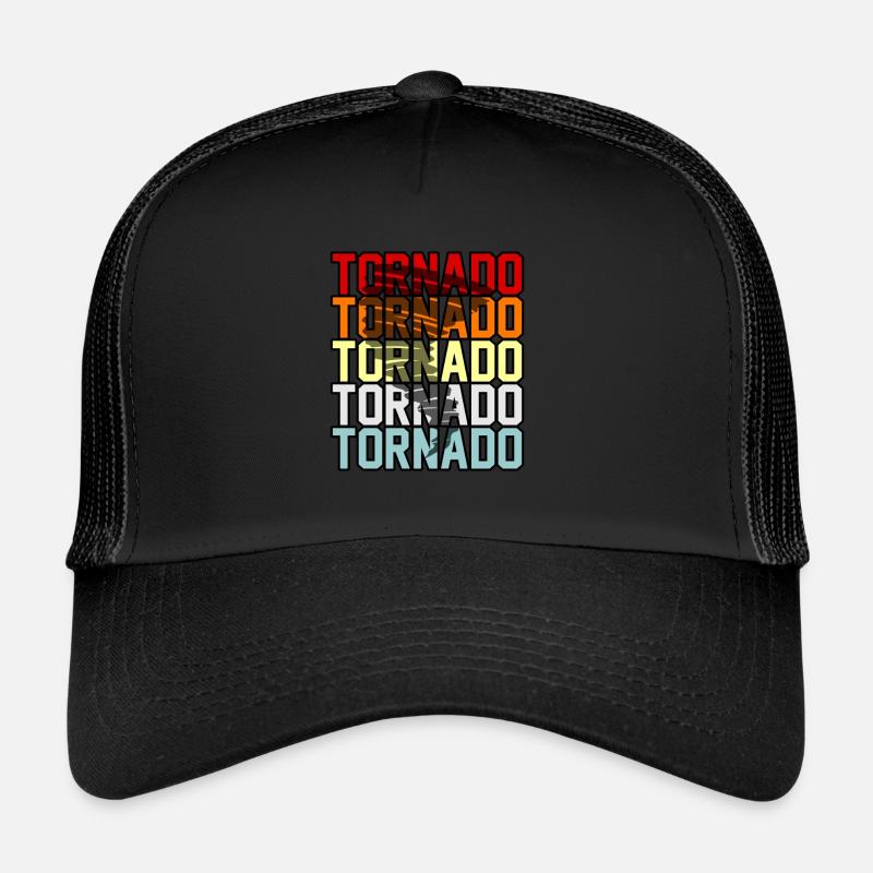 Tornade - Casquette trucker  - noir/noir