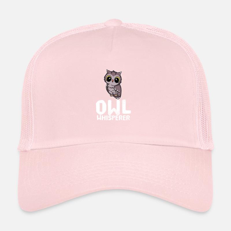 Funny Owl Lover Owl Whisperer Trucker Cap