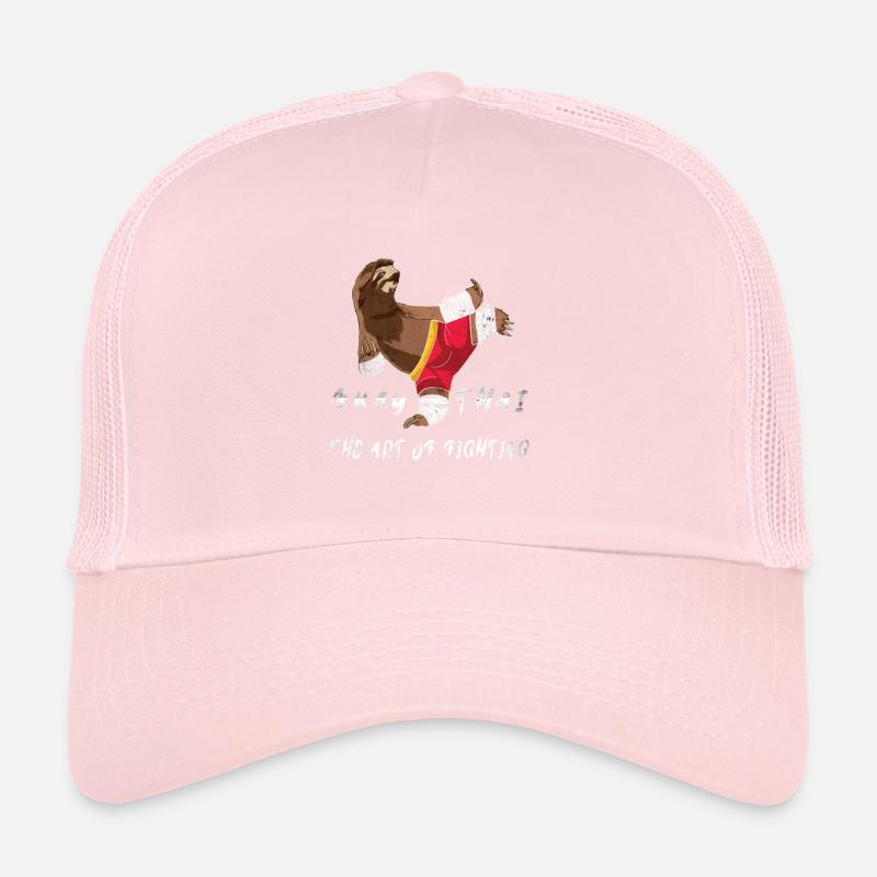 Muay Thai Boxing Thai Boxen Geschenk Faultier Trucker Cap
