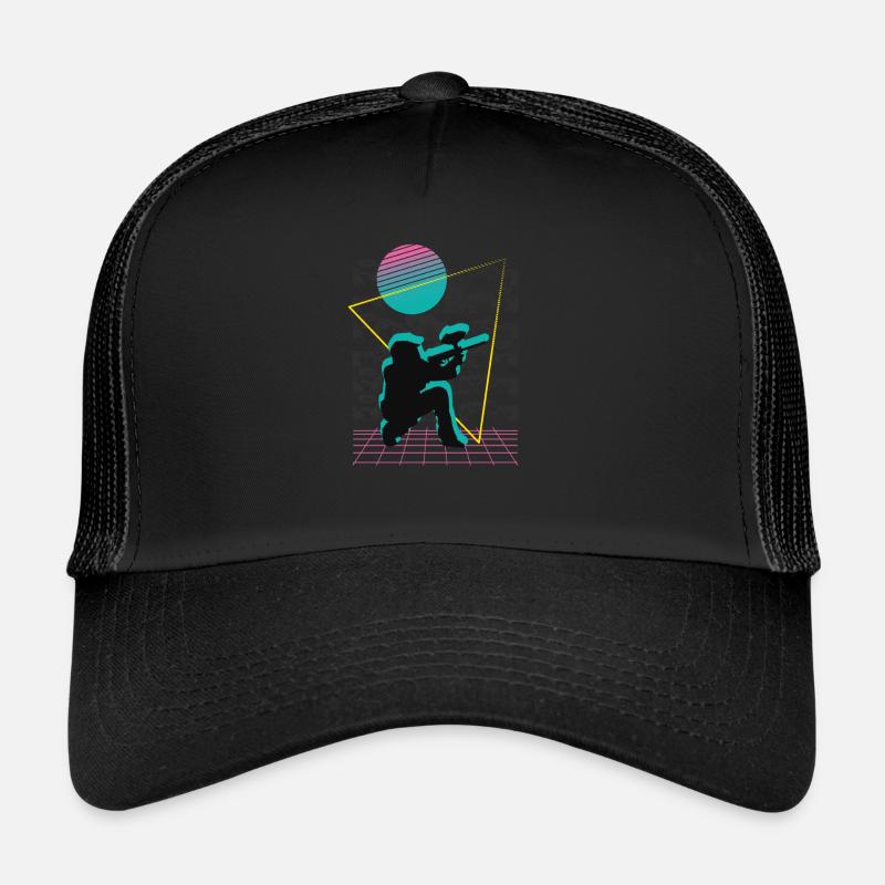 Vaporwave Paintball Casquette trucker 