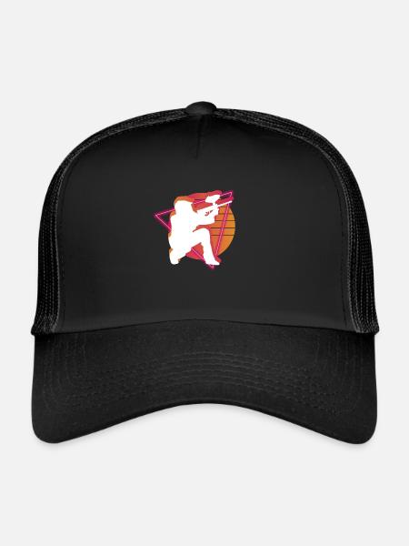 Vaporwave Paintball - Trucker Cap - Schwarz/Schwarz
