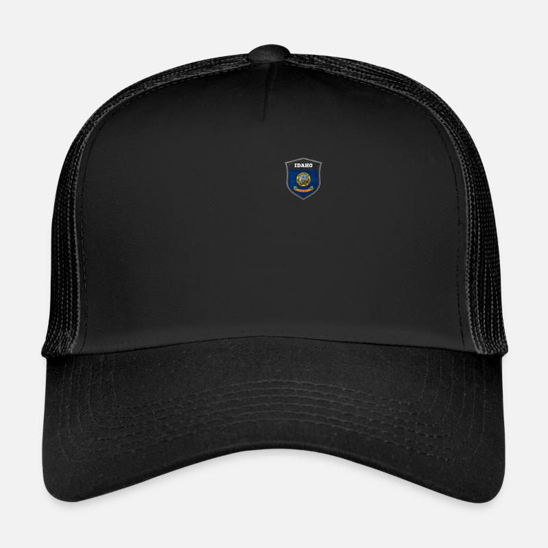 Idaho - Trucker Cap - Schwarz/Schwarz