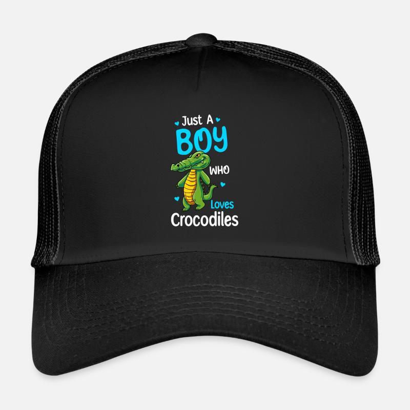 Nur Ein Junge, Der Krokodile Liebt Trucker Cap