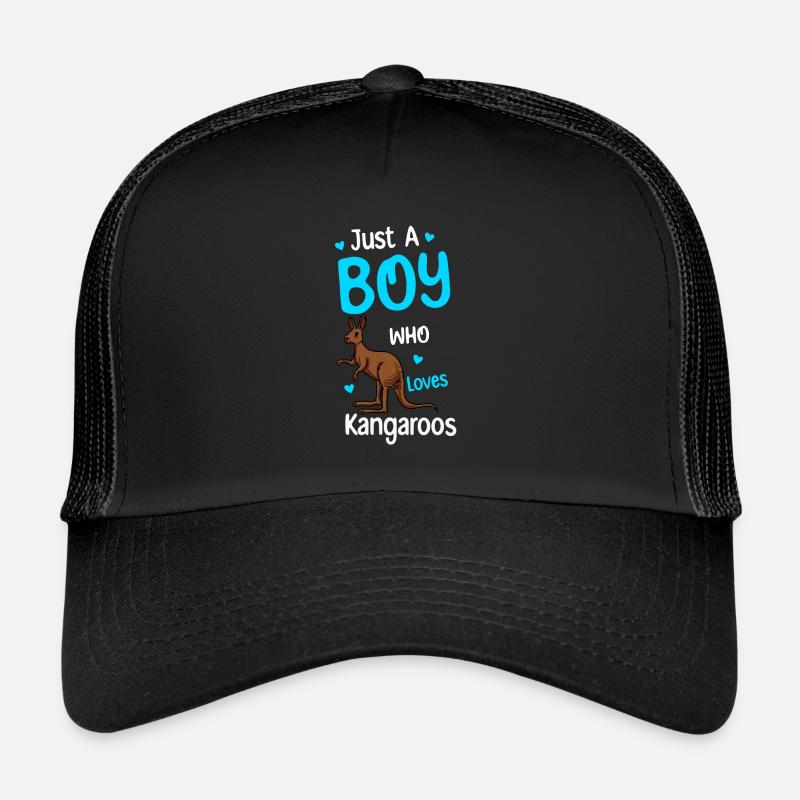 Nur Ein Junge, Der Kängurus Liebt Trucker Cap