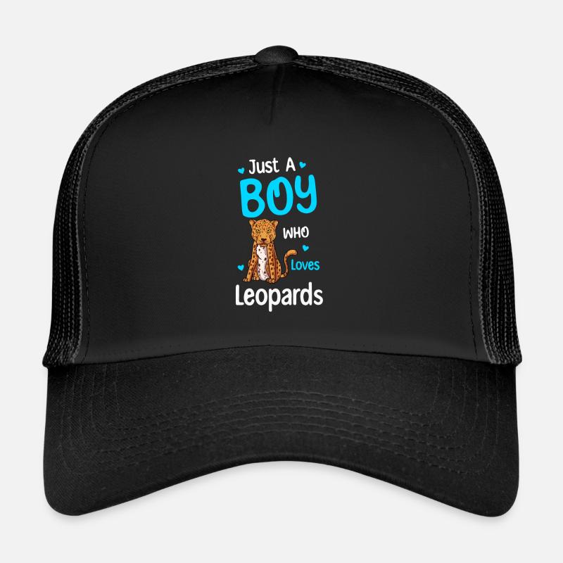Nur Ein Junge, Der Leoparden Liebt Trucker Cap