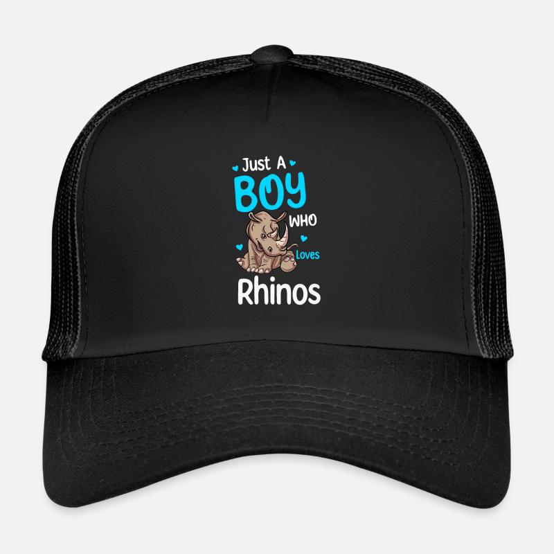 Nur Ein Junge, Der Nashörner Liebt Trucker Cap
