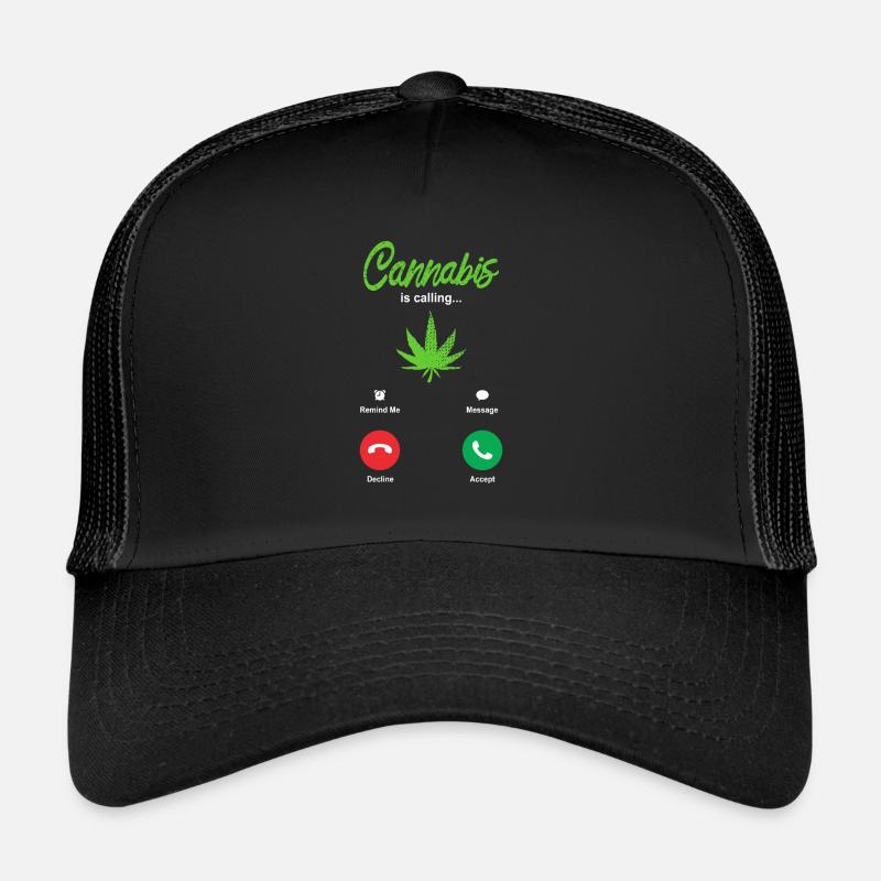Fumer du cannabis Casquette trucker 