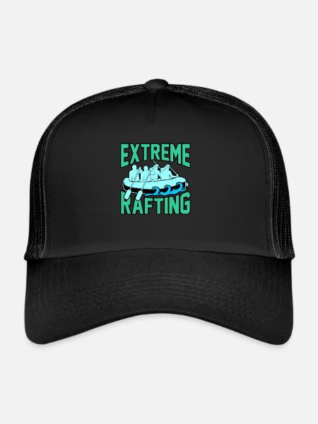 Extreme rafting - Trucker Cap - black/black - Front