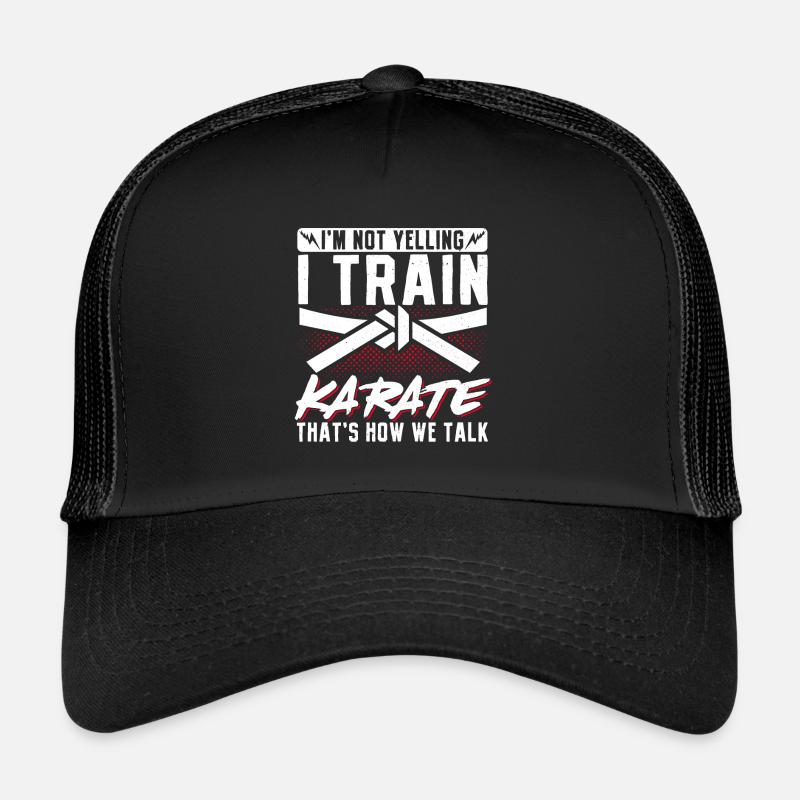 Karate Black Belt Gi Uniform I'M Trucker Cap