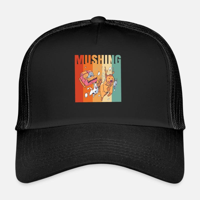 Sled Dog Racing Sled Dog Gift Trucker Cap