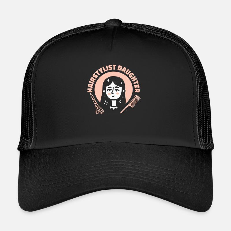 Coiffeuse Coiffeuse Fille Casquette trucker 