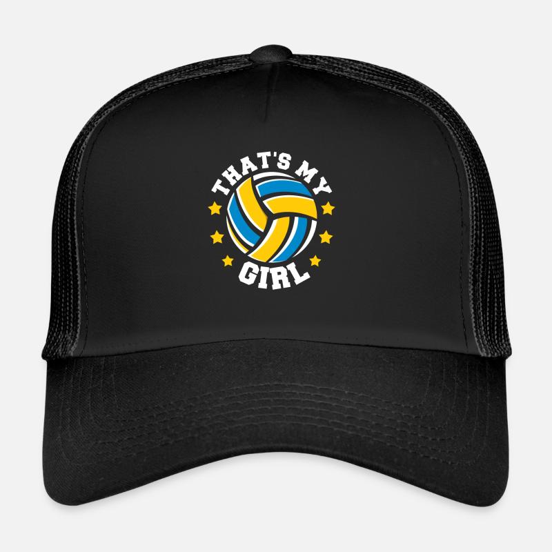 Volleyball Volleyballer Mutter Volleyball Mama Trucker Cap