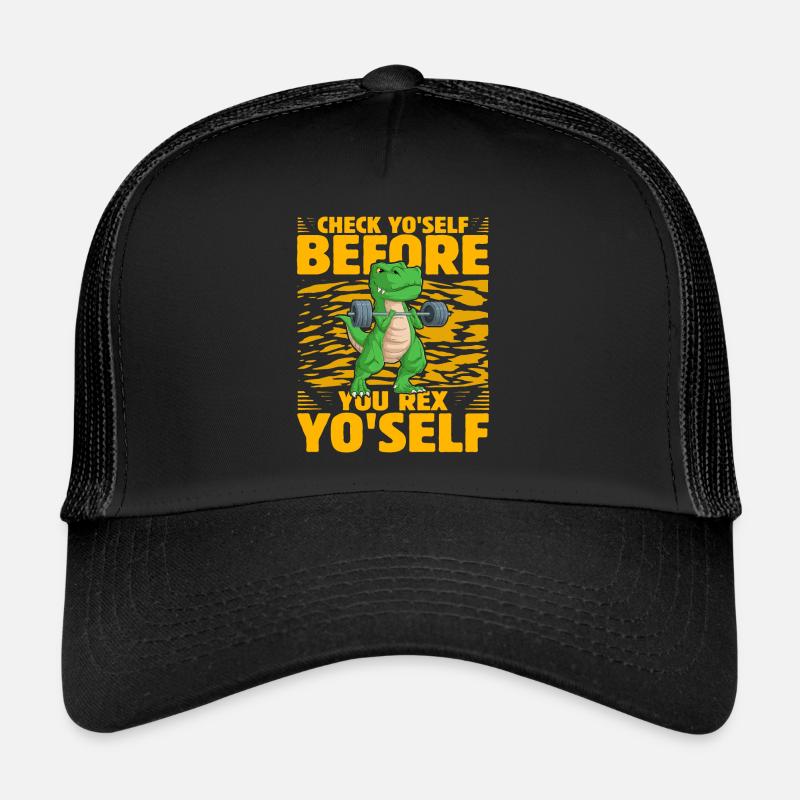 Vérifiez vous-même avant de rex Yo’self Casquette trucker 