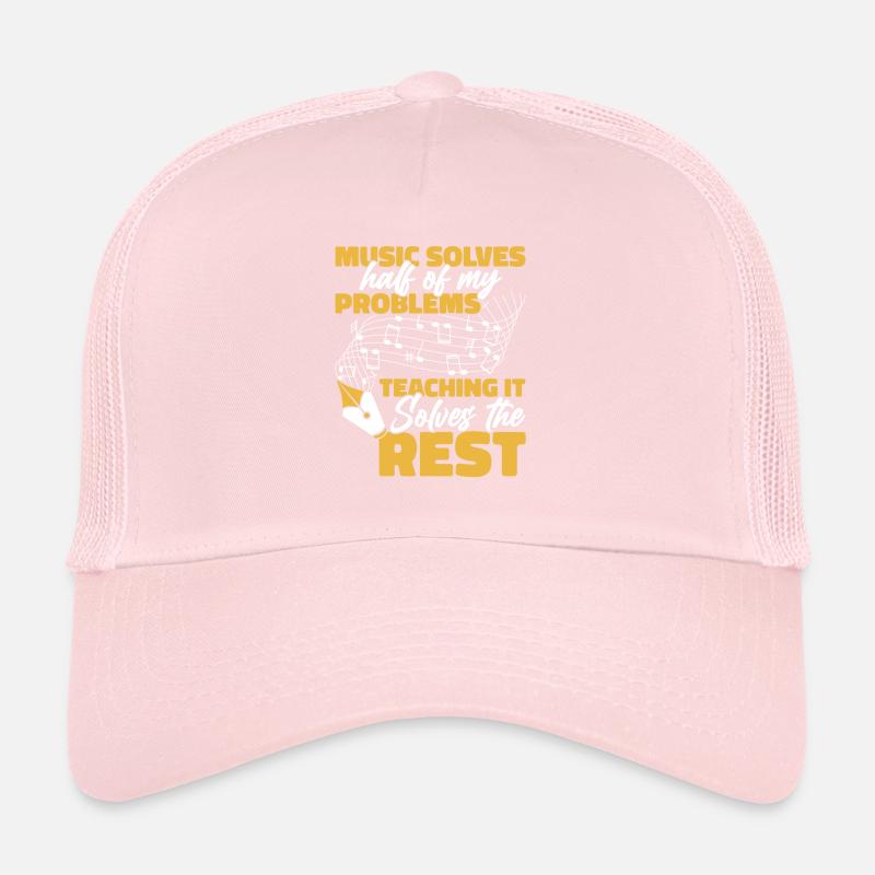 Music Teacher Music Teacher Notes Trucker Cap