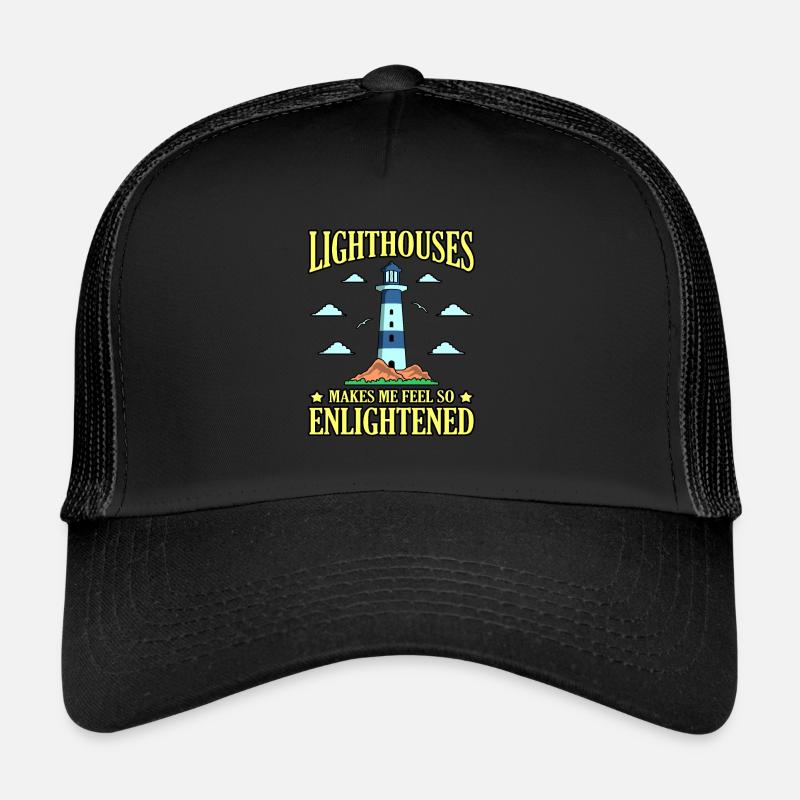 Leuchtturm - Trucker Cap - Schwarz/Schwarz