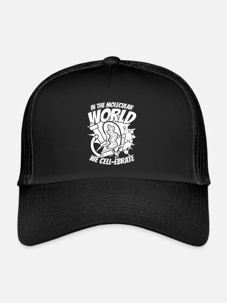 Biology Biologist Molecular biologist - Trucker Cap - black/black - Front