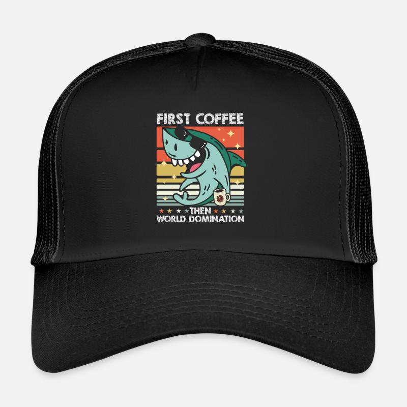 Shark Sunglasses Café Casquette trucker 