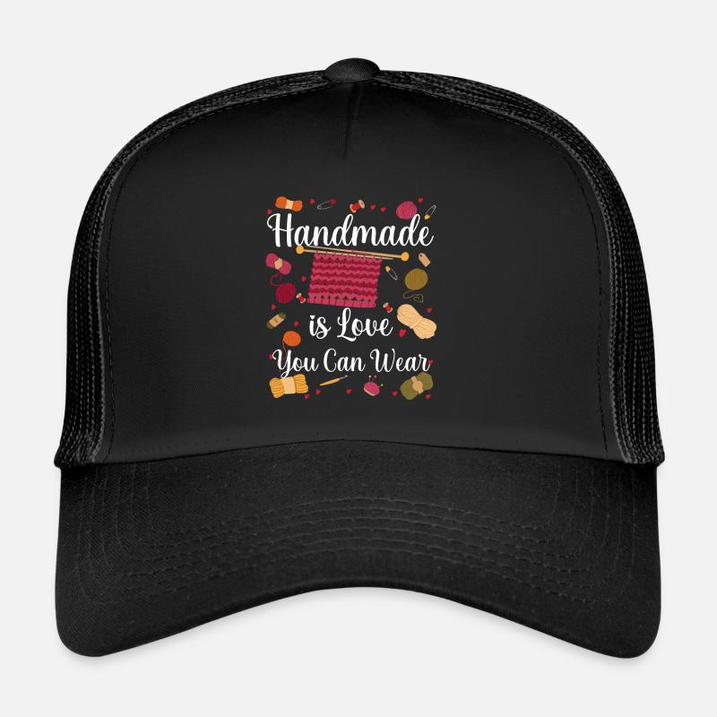 Tricoter à la main est l’amour que vous pouvez porter Casquette trucker 
