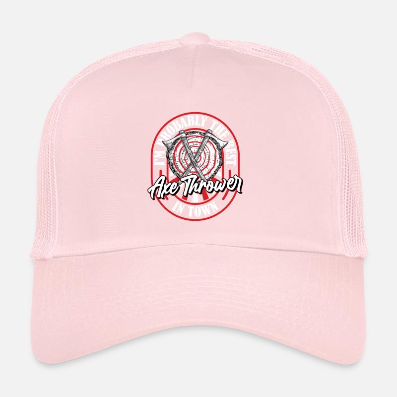 Axe Throwing Axe Thrower Target Trucker Cap