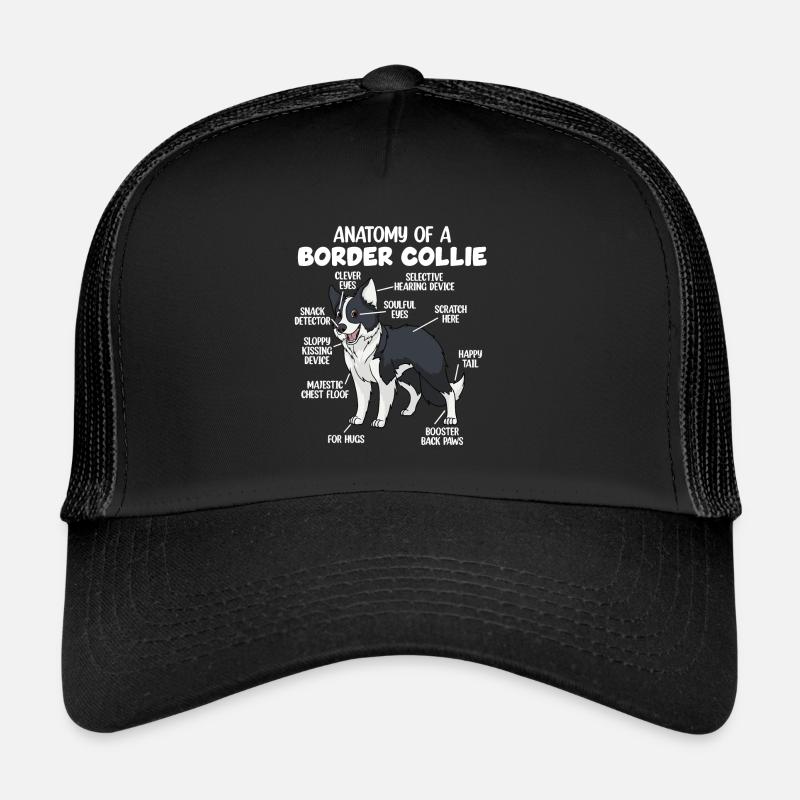 Anatomie d’un Border Collie Casquette trucker 