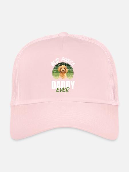 Poodle - Trucker Cap - pale pink - Front