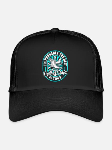 Figure skating Figure skater Witzig - Trucker Cap - black/black - Front