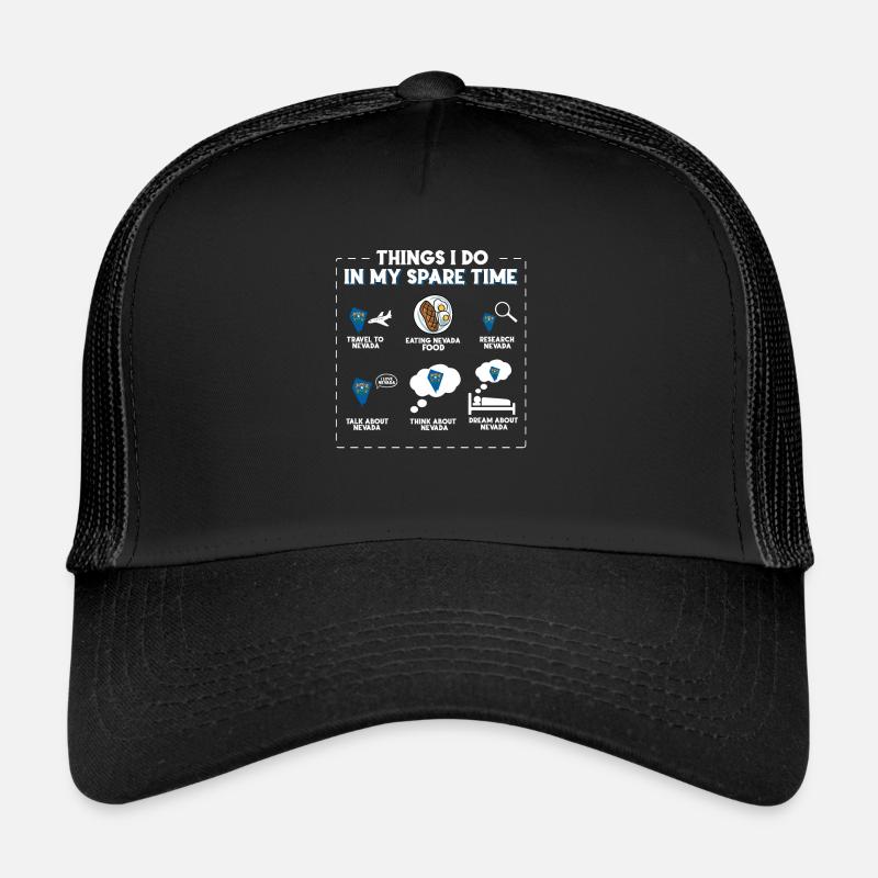 Dinge, die ich in meiner Freizeit tue Nevada Trucker Cap