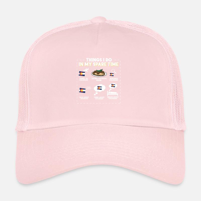 Ce que je fais pendant mon temps libre Colorado Casquette trucker 
