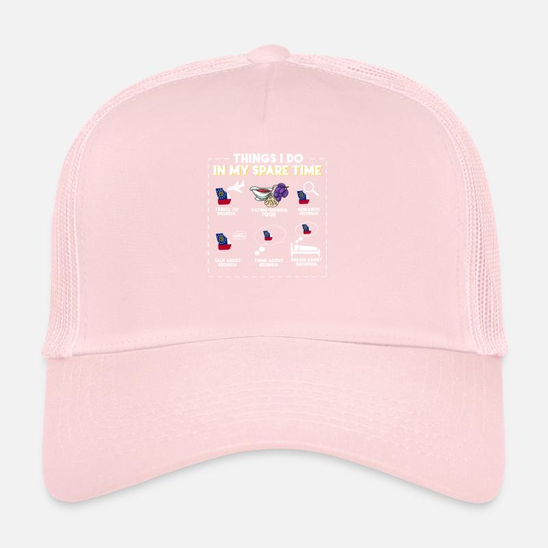 Things I do in my spare time Georgia Trucker Cap