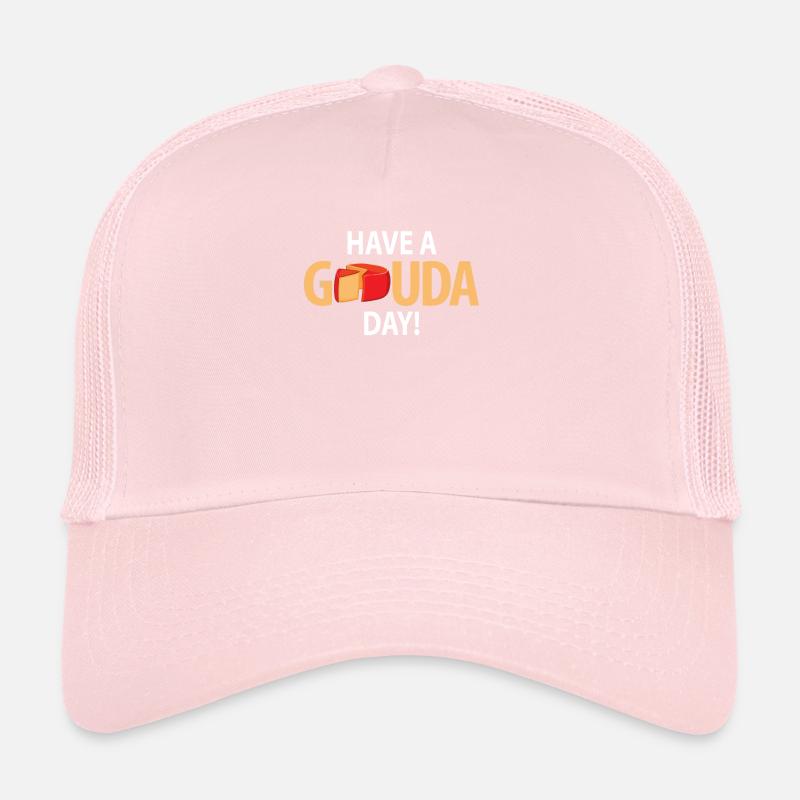 Morceau de fromage Gouda Casquette trucker 