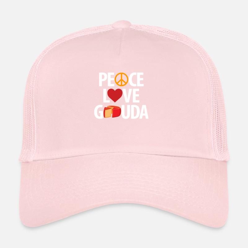 Morceau de fromage Gouda Casquette trucker 