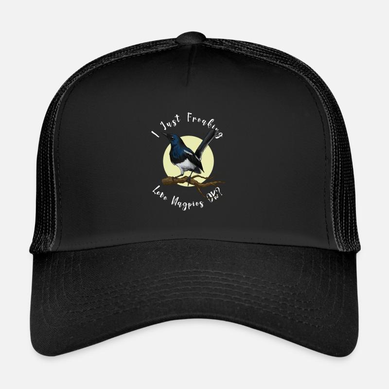 J’adore les pies. Casquette trucker 