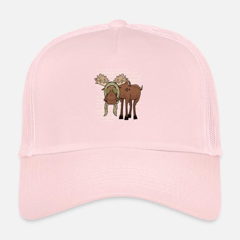 Elch Sonnenbrillenschal Trucker Cap