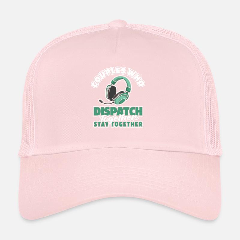 Centre d’opérations du centre de contrôle des appels d’urgence Paar Casquette trucker 