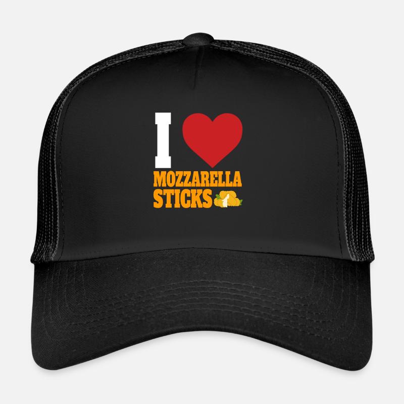 Ich liebe Mozzarella-Sticks Trucker Cap